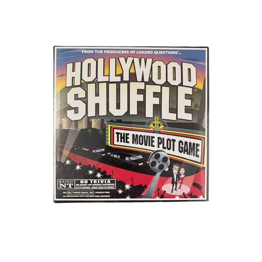 Hollywood Shuffle the Movie Plot Game No Trivia No Wrong Answers New Sealed